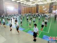 首届海峡两岸青少年跳绳锦标赛在福州盛大开赛